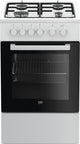 Beko FSS52020DW Fritstående komfur Elektrisk Gaskomfur Hvid