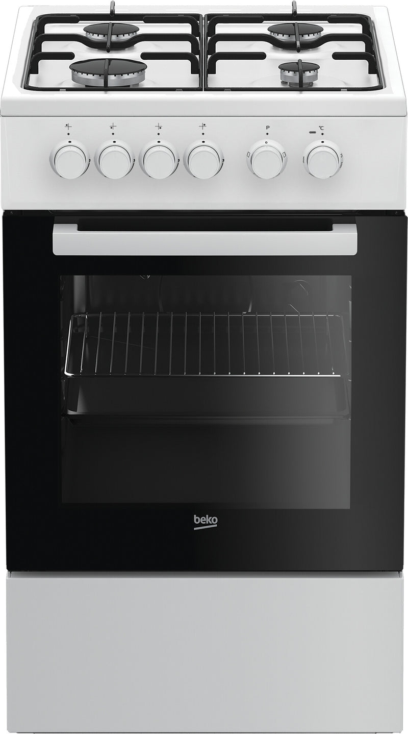 Beko FSS52020DW Fritstående komfur Elektrisk Gaskomfur Hvid