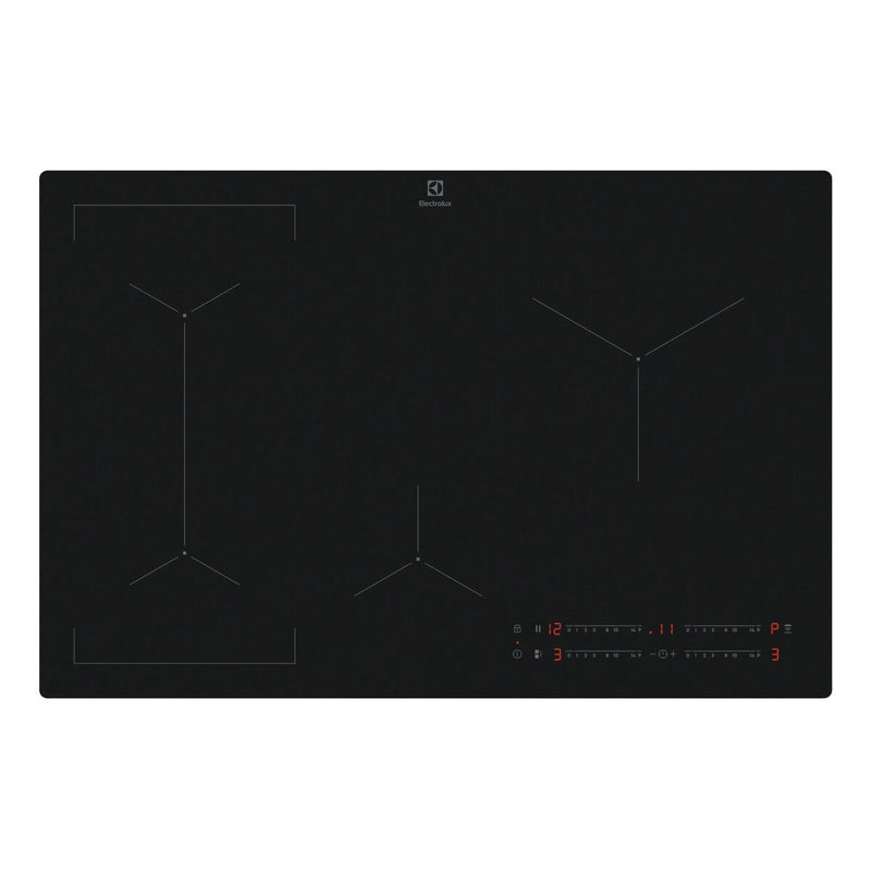 Electrolux EIV83443CT Sort Indbygget 80 cm Zone induktionskogeplade 4 zone(s)