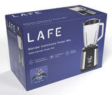 Lafe LAFBLE46185 blender Bordplade blender 600 W Sort, Rustfrit stål, Transparent