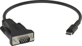 Vision TC-USBCSER/BL serielkabel Sort RS-232 USB-C