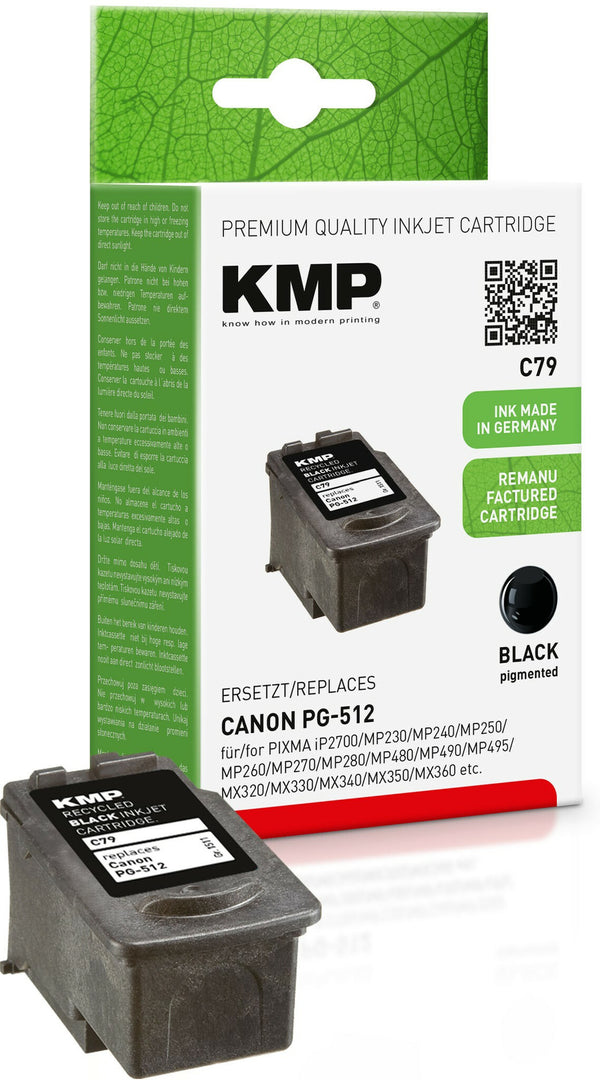 KMP C79 blækpatron 1 stk Sort