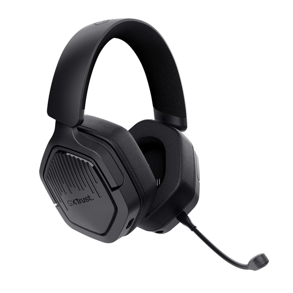 Trust GXT 493 Carus Headset Kabel & trådløs Headset, Hjelm Spil USB Type-C / USB Type-A Bluetooth Sort