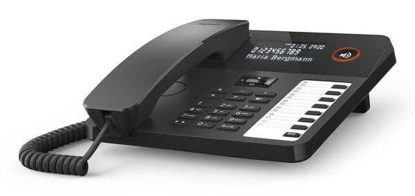 Gigaset DESK 600 Analog telefon Nummervisning Sort