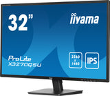 iiyama ProLite X3270QSU-B1 computerskærm 80 cm (31.5") 2560 x 1440 pixel Wide Quad HD LED Sort