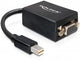 DeLOCK 65256 videokabel adapter 0,18 m Mini DisplayPort VGA (D-Sub) Sort