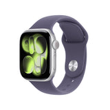 Apple Watch Series 11 OLED 42 mm Digital 374 x 446 pixel Berøringsskærm Sølv Wi-Fi GPS (satellit)