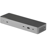 StarTech.com TB3CDK2DHUE dockingstation Ledningsført Thunderbolt 3 Sort, Grå