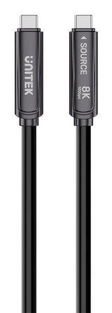 UNITEK C14178ABK01-15M USB-kabel USB 3.2 Gen 2 (3.1 Gen 2) USB C 10 Gbit/sek. 60 W Sort