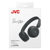 JVC HA-S59W Headset Kabel & trådløs Musik/hverdag Bluetooth Sort