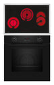 Neff B2CCG6AK3 + T18SDH9L0 pande og gryde sæt Keramisk Elektrisk ovn