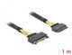 DeLOCK 84518 SATA-kabel 1 m Sort