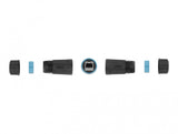 DeLOCK 86693 kabel kønsskifter RJ45 Sort