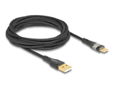 DeLOCK 80762 USB-kabel USB 2.0 3 m USB A USB C 0,48 Gbit/sek. Sort
