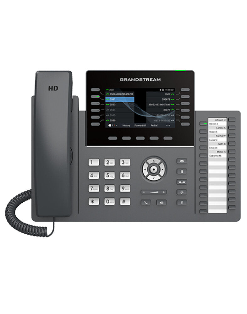Grandstream Networks GRP2636 IP-telefon Sort 12 Linier LCD Wi-Fi