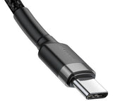Baseus CATKLF-HG1 USB-kabel 2 m USB C 0,48 Gbit/sek. 60 W Sort
