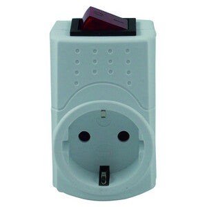 REV 0512085777 strømstik adapter Type F Hvid