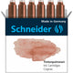 Schneider Schreibgeräte Pastel blækpatron 6 stk Original Brun