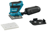 Makita DBO484Z transportabel slibemaskine Excentersliber 14000 OPM Sort, Blå