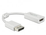 DeLOCK 63936 videokabel adapter 0,1 m DisplayPort HDMI Hvid