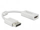 DeLOCK 63936 videokabel adapter 0,1 m DisplayPort HDMI Hvid