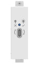 Vision TC3 USBCFF stikkontakt USB C Hvid