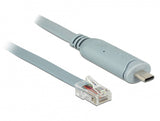 DeLOCK 89892 serielkabel Grå 5 m USB 2.0 Type-A RJ45