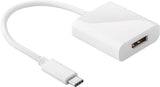 Goobay USB-C/DisplayPort USB grafisk adapter 1920 x 1080 pixel Hvid