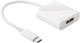 Goobay USB-C/DisplayPort USB grafisk adapter 1920 x 1080 pixel Hvid