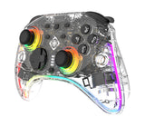 Deltaco Gaming GAM-198-T spil-controller Transparent Bluetooth/USB Gamepad Nintendo Switch, Nintendo Switch 2, Nintendo Switch OLED, Android, PC