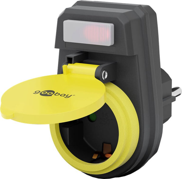 Goobay 41266 strømstik adapter Type F Sort