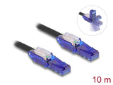 DeLOCK 80931 netværkskabel Sort, Violet 10 m Cat6 U/UTP (UTP)