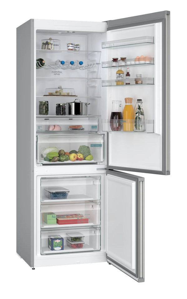 Siemens iQ300 KG49NXIBF køle-/fryseskab Fritstående 440 L Rustfrit stål