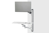 Digitus DA-90451 All-in-one PC/arbejdsstation montering & stativ 8 kg Sort, Hvid 81,3 cm (32")