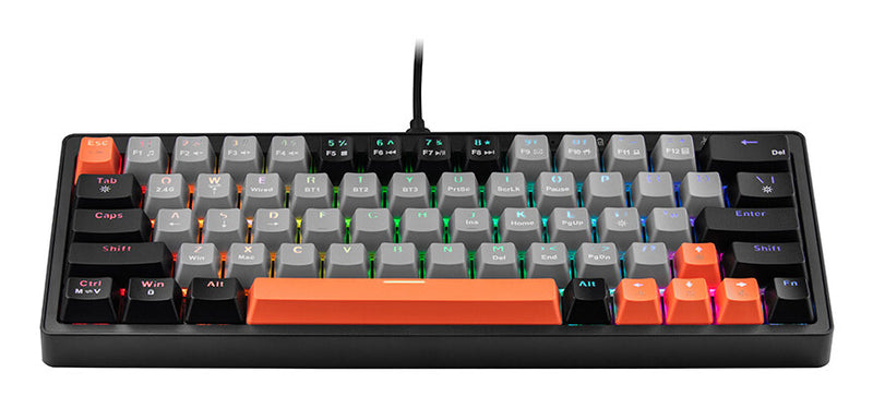 Tracer TRAKLA47297 tastatur Spil USB + RF Wireless + Bluetooth QWERTY Engelsk Grå