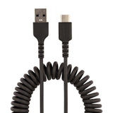 StarTech.com R2ACC-50C-USB-CABLE USB-kabel USB 2.0 0,5 m USB A USB C 0,48 Gbit/sek. Sort
