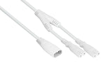 Kabelmeister SK0877-W003 el-ledning Hvid 0,3 m C8 forbinder 2 x C7 coupler