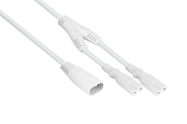 Kabelmeister SK0877-W003 el-ledning Hvid 0,3 m C8 forbinder 2 x C7 coupler