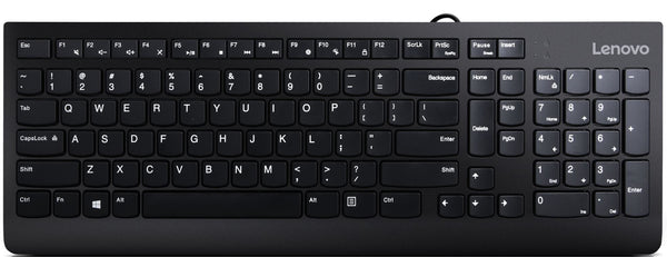 Lenovo 300 tastatur Universel USB QWERTY US engelsk Sort