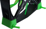 Inter-Tech CobaNitrox N-120-GR Computerkabinet Ventilator 12 cm Sort, Grøn