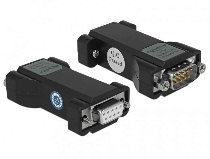 DeLOCK 87687 kabel kønsskifter TTL / CMOS RS-232 Sort
