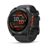 Garmin Fenix 8 3,56 cm (1.4") AMOLED 51 mm Digital 454 x 454 pixel Berøringsskærm Grå Wi-Fi GPS (satellit)