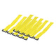 LogiLink KAB0015 kabelsamler Nylon Gul
