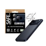 PanzerGlass SAFE. by ® Kameralinsebeskytter Transparent iPhone 17 Pro | iPhone 17 Pro Max | iPhone 16 Pro | 16 Pro Max