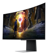 Samsung LS34DG850SUXDU computerskærm 86,4 cm (34") 3440 x 1440 pixel UltraWide Quad HD OLED Sølv