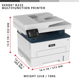 Xerox B235, A4, 34 ppm trådløs dupleks kopi/print/scan/fax PS3 PCL5e/6, ADF, 2 magasiner, i alt 251 ark