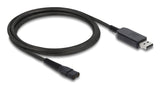 DeLOCK 90983 el-ledning Sort 1,8 m USB A 2-polet