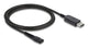 DeLOCK 90983 el-ledning Sort 1,8 m USB A 2-polet