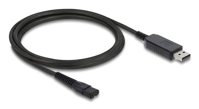 DeLOCK 90983 el-ledning Sort 1,8 m USB A 2-polet