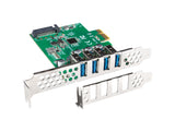 Lanberg PCE-US3-004 interface-kort/adapter Intern USB 3.2 Gen 1 (3.1 Gen 1)